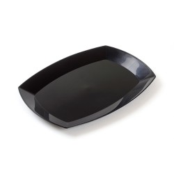 Plato / Bandeja PP Koval 20 x 28 cm Negro (x 10 unidades)