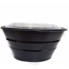 Ensaladera *Genoa* Plástico Negro 850 cc (x 100 unidades)
