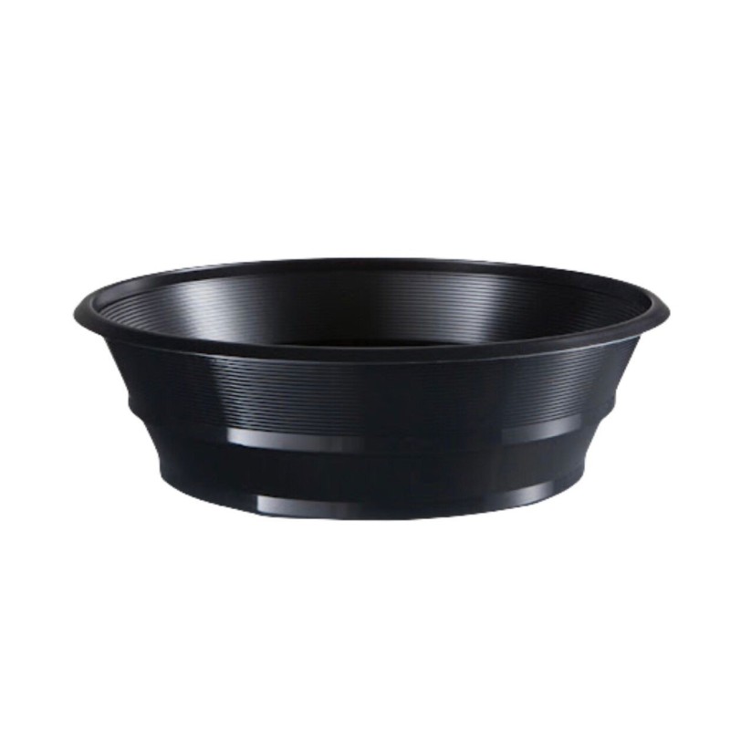 Ensaladera *Genoa* Plástico Negro 650 cc (x 100 unidades)