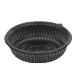 Marmita NEGRA Micro 1000 cc (h: 6 cm) x 100 unidades