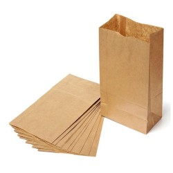 Bolsa Fondo Cuadrado Kraft Delivery 26 x 17 x 38 cm (x 100 unidades)
