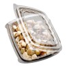 Pote Sello Plus c/tapa bisagra 16 oz (12,5 x 15 h: 6.5 cm) x 200 unidades