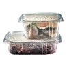 Pote Sello Plus c/tapa bisagra 12 oz (12,5 x 15 h: 5.1 cm) x 200 unidades