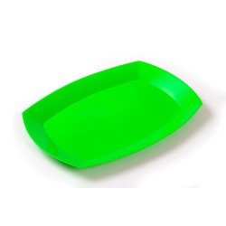 Plato / Bandeja PP Koval 20 x 28 cm Verde (x 10 unidades)