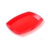 Plato / Bandeja PP Koval 20 x 28 cm Rojo (x 10 unidades)