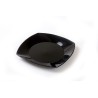 Plato PP Cuadrado Koval 22 cm Negro (x 10 unidades)