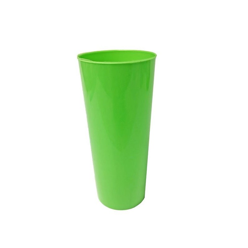 Vaso trago largo PP 280 cc VERDE (x 50 unid)