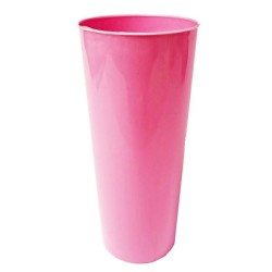 Vaso trago largo PP ROSA 280 cc (x 50 unid)