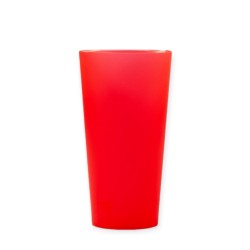 Vaso trago largo PP 280 cc ROJO (x 50 unid)