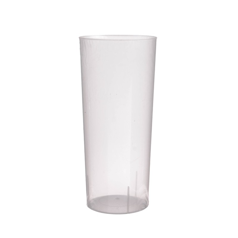 Vaso trago largo PP Traslúcido 280 cc (x 50 unidades)