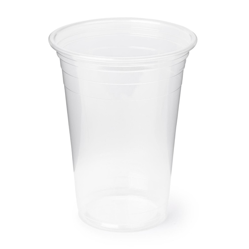 Vaso plástico traslúcido 800 cc- x 100 unidades