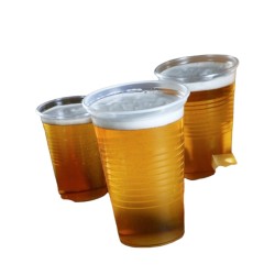Vaso plástico traslúcido 500 cc- x 100 unidades