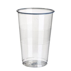 Vaso plástico traslúcido 330 cc- x 100 unidades