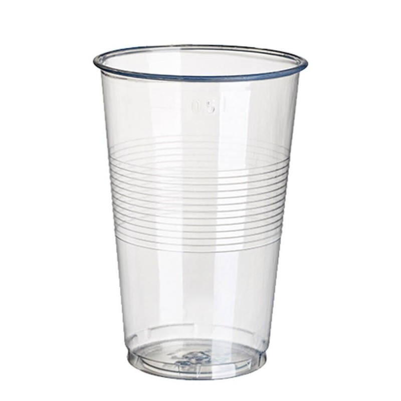 Vaso plástico traslúcido 330 cc- x 100 unidades