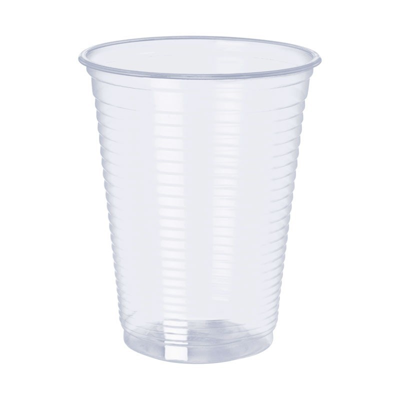 Vaso plástico traslúcido 300 cc- x 100 unidades
