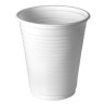 Vaso plástico blanco 180 cc- x 100 unidades