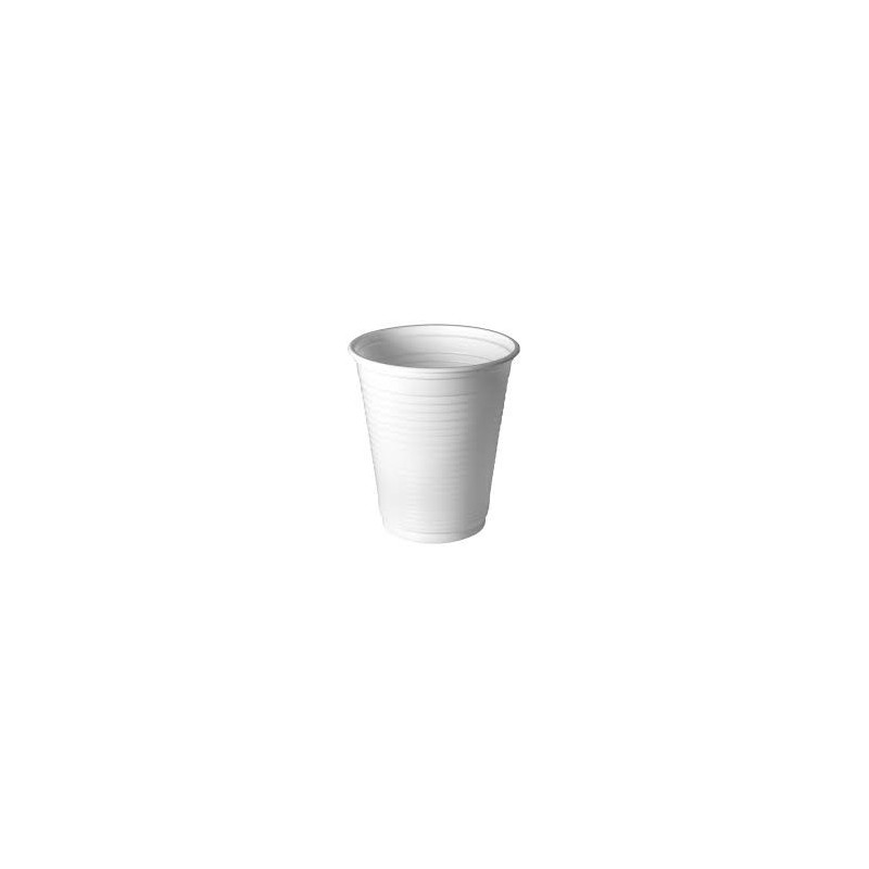Vaso plástico blanco 166 cc- x 100 unidades