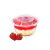 Tapa / Base Pote Cristal KOVAL 210 cc (x 100 unidades)