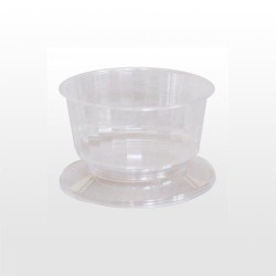 Tapa / Base Pote Cristal KOVAL 210 cc (x 100 unidades)