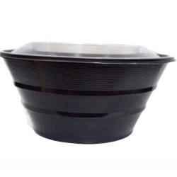 Ensaladera Genoa Negra Chica 400 cc (x 100 unidades)