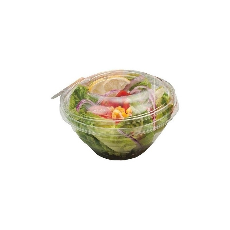 Ensaladera con Tapa con Precinto de Seguridad (x 100 unidades)