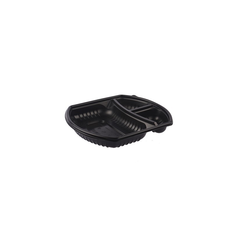 Bandeja Negra Cotnyl CAT 3 Divisiones (x 100 unidades)