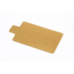 LINGOTE Cartón Oro/Plata con Pestaña 10,5 x 5,7 cm (x 100 unidades)