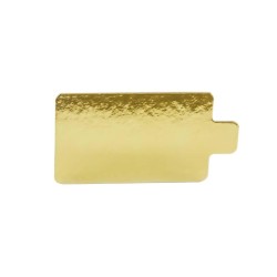 LINGOTE Cartón Oro/Plata con Pestaña 12 x 6,5 cm (x 100 unidades)