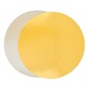 Disco cartón ORO / PLATA 26 cm (x 10 unidades)