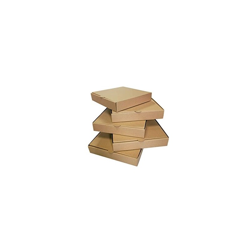Caja Pizzeta / Mini Pizza M/M Micro (24 x 24 h: 5 cm) x 50 unidades