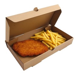 Caja Media Pizza/Milanesa M/M Micro (32 x 17 h: 5 cm) x 50 unidades
