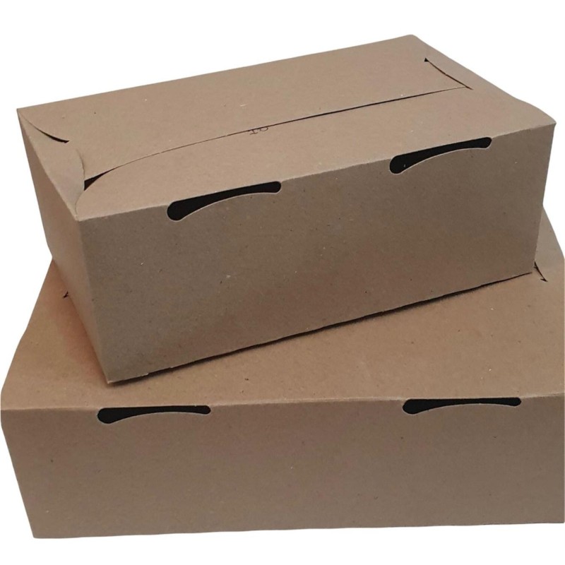 Caja Kraft Sandwich XL (22 x 11 x 8 cm) x 10 unidades