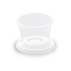 Copa / Pote Venecia con tapa/base 5 oz (150 cc) .- x 100 unidades
