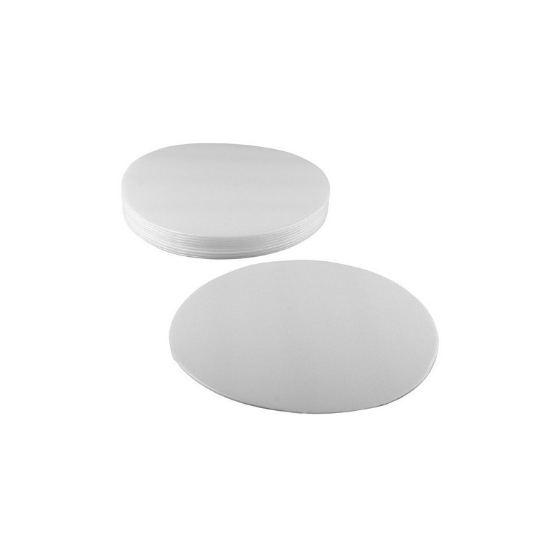 Disco de cartón BLANCO 32 cm (x kilo)