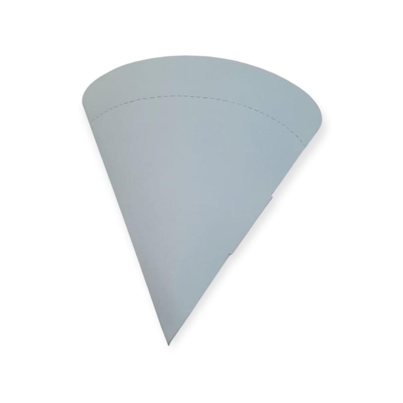 Porta Crepas Cartulina Blanca (14 cm Largo x 13 cm Ancho) x 100 unidades