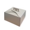 Estuche Cartón Torta Micro Eco Kraft 33 x 33 h: 15 cm (x 10 unidades)