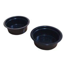 Pote Aderezos 25 cc NEGRO (pack x 100 unidades)