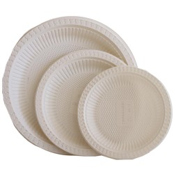 Plato BIO Fécula de Maíz Chico (15 cm) x 50 unidades