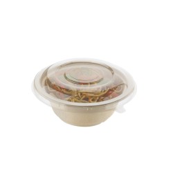 Tapa Plástica Bowl BIO CAÑAPACK Bagazo de Caña 850 (x 50 un)