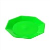 Plato Octogonal Grande 22 cm Verde (x 10 unidades)