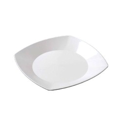 Plato PP Cuadrado Koval 22 cm Blanco (x 10 unidades)