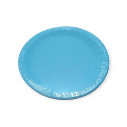 Plato de Polipapel Chico 17 cm Celeste Pastel (x 100 unidades)