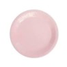 Plato de Polipapel Chico 17 cm Rosa Pastel (x 100 unidades)