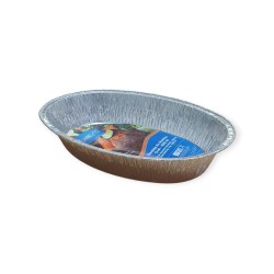 Fuente Aluminio Ovalada Darnel 4000 cc (32,5 x 26,5 h: 6,6 cm) c-u