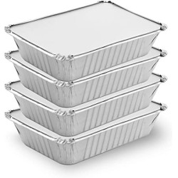 Bandeja Aluminio Darnel F 100 (1000 cc) + Tapa A-C (20 x 15 h: 5) x 100