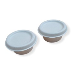 Tapa Pote BIO 60 cc Bagazo de Caña (x 100 unidades)