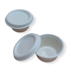 Tapa Pote BIO 60 cc Bagazo de Caña (x 100 unidades)