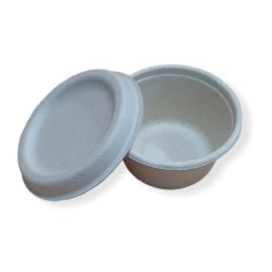 Tapa Pote BIO 60 cc Bagazo de Caña (x 100 unidades)