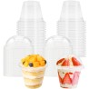 Tapa Domo Cristal SIN PERFORACION Vaso DARNEL 9 oz (x 50 unidades)