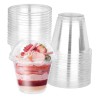 Tapa Domo Cristal CON PERFORACION Vaso DARNEL 9 oz (x 50 unidades)